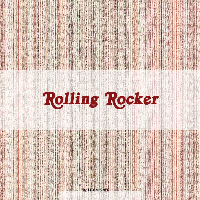 Rolling Rocker example